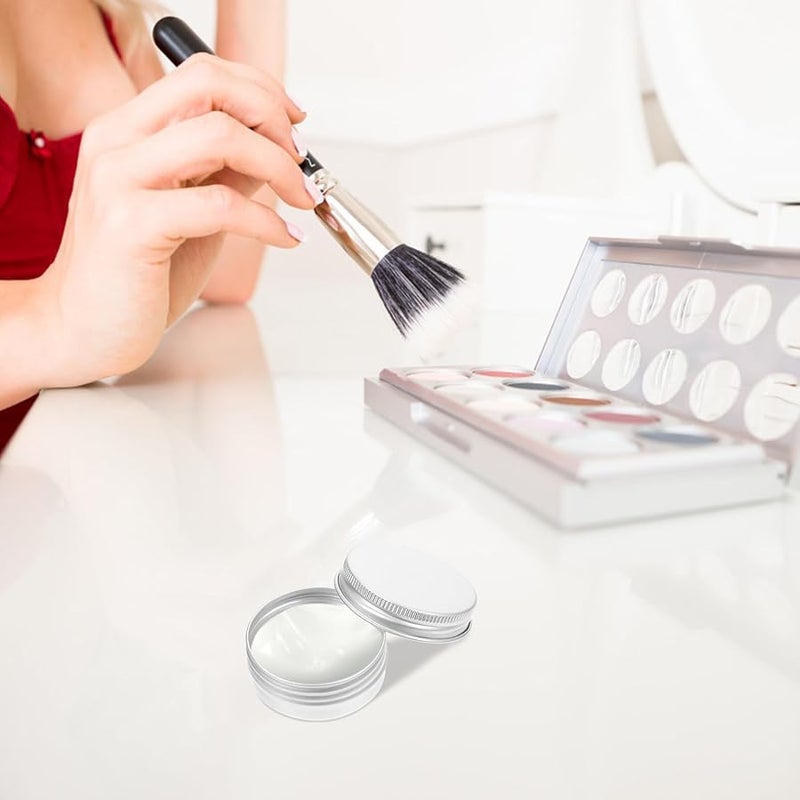 50 قطعة من عبوات مستحضرات التجميل الألومنيوم سعة 15 مل مع أغطية لولبية، حاويات قابلة لإعادة التعبئة للسفر للكريمات وعينات الماكياج - Image 4